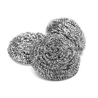 Hibrill, Stainless Steel Scourers – 30g Heavy Duty Steel Scouring Pad for BBQ Grill, Kitchens (20 Units + 2 Free Pack)