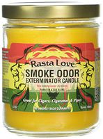 Smoke Odor Exterminator 13oz Jar Candle, Rasta Love (1), 13 oz