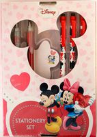 Disney MICKEY AND MINNIE Valentine Heart Stationery Set Valentine's Day Boxed Set