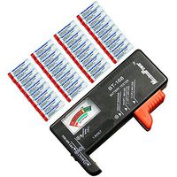 MaximalPower AAA 140 Minutes Alkaline Batteries + Universal Battery Tester for AA AAA C D 9V Batteries (40 Batteries + Battery Tester)