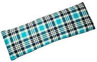 Microwavable Corn Filled Heating Pad and Cold Pack/Washable 100% Cotton Cover (5.25"Wx17.25"L, Flannel - Blue)