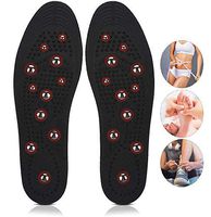 Magnetic Insoles for Men Women Acupuncture Points Massaging Shoes Pads Breathable Cure Foot Odor Orthotic Shoe Inserts(Small Size 36-41)