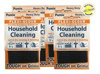 Pumie Flexi-Scour - Bulk Saver Pack of 48 - Flexible Scrubbing Screen for Household Cleaning, 5.5" x 4", Abrasive Grit Cleaning Screen, Clean Grills, Remove Carbon, Rust and Scale, Pack of 48