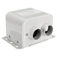 Alexsix 12V/24V Car Ceramic Heater Fan Demister, Portable Heating Warmer Defroster, Fast Heating Quickly Defrosts Defogger