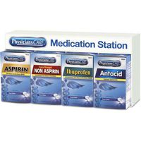 PhysiciansCare Medication Station: Aspirin, Ibuprofen, Non Aspirin Pain Reliever, Antacid(90780)
