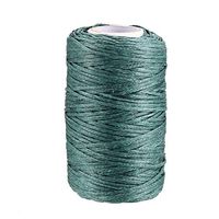uxcell 55 Yards 150D/1mm Leather Sewing Thread, Waxed Thread, Hand Stitching Thread for Hand Sewing Leather and Bookbinding(Dark Green)