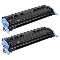 Generic Compatible Toner Cartridge Replacement for HP Q6000A ( Black , 2-Pack )