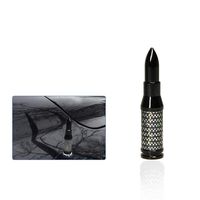 Bullet Antenna Replacement for 2014 - Current Toyota Tundra 1995-2015 Toyota Tacoma 2006-2014 Toyota FJ Cruiser 3.8 inches short antenna Designed for Optimized FM/AM Reception