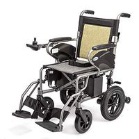 Electric Wheelchair Aluminum Frame Environmental Health Lightweight Collapsible Breathable Comfort Cushion Smart Wheelchair