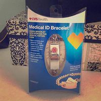 CVS Medical ID Bracelet : Unisex Bracelet with Storage for Medical History Form