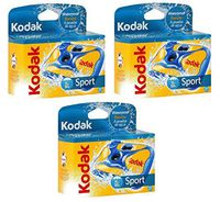 3 Kodak Underwater Disposable One Time Use Waterproof Sport Camera Dated 2015
