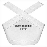 EquiFit Medium Riders Upper Back Support Comfortable FIT SHOULDERBACK LITE White