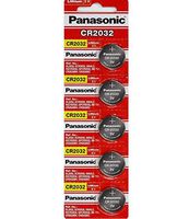Panasonic CR2032 3V Lithium Battery 4PACK X (5PCS) = 20 Single Use Batteries