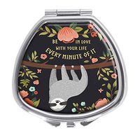 Follow Your Dreams Cute Baby Sloth On The Tree Base Design Pill Case Box Western Medicine Tablet Holder Decorative Pill Box for Pocket or Purse