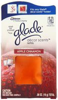 Glade Décor Scents Refill, Apple Cinnamon, 0.56 Ounce (Pack of 2)
