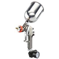 Neiko 31216A HVLP Gravity Feed Air Spray Gun, 2.0 mm Nozzle Size, 600 cc Aluminum Cup, 2.0 mm nozzle