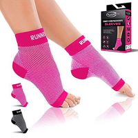 Plantar Fasciitis Socks with Arch Support - Compression Foot Sleeves for Men & Women, Achilles Tendonitis Pain Relief, Better than Night Splint Brace, Ankle Support, Heel Spurs, Eases Swelling