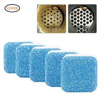 Cogihome 2/8/12Pcs Washing Machine Cleaner Triple Decontamination Capacity Washer Machine Cleaner Tablets Deep Cleaning Remover for Kitchen Bathroom Home