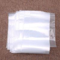 Yeahii 100X Clear Grip Self Press Seal Resealable Zip Lock Plastic Jewelry Bags 8 Sizes (7x10cm)