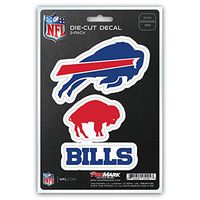 NFL Buffalo Bills Team Decal, 3-Pack