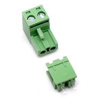 20 Set 2-Pin 5.08mm Pitch Male Female PCB Screw Terminal Block