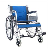 Wheelchair Medical Equipment Light Transport Folding Portable Travel Chair Disabled Elderly Scooter Reinforcement Light Walker Assist Devices