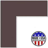 13x16 Cappuccino / Peat Custom Mat for Picture Frame with 9x12 opening size (Mat Only, Frame NOT Included)