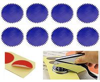 MNYR 50pcs Blue Vintage Embosser Stamp Sealing Blank Certificate Self-Adhesive Seal Stickers