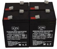 SPS Brand 6V 4.5Ah Replacement Battery for SW64.5 SUNNYWAY SHENZHEN 6V 4.5AH Each (4 Pack)