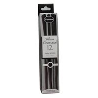 Speedball 1003 Coates Artist Willow Charcoal, Thick, Black