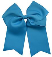 Funny Girl Designs Extra Large Classic Uniform Cheer Bow - Choose Your Color! (Turquoise)