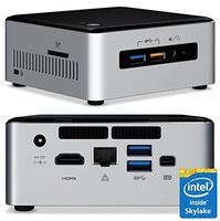 Intel Desktop/HTPC 6th Generation Intel Dual-Core i5 Upto 2.8GHz, 16GB DDR4, 512GB SSD, Wifi, Bluetooth, 4K Capable, Dual Monitor Capable, Windows 10 Professional 64Bit