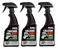 Flitz CR 01606-3A-3PK Instant Calcium, Rust and Lime Remover, 16 oz. Spray Bottle, 3-Pack