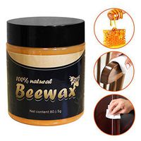 Wood Seasoning Beewax, Natural Traditional Beeswax Polish Wood Furniture Cleaner for Wood Doors, Tables, Chairs, Cabinets and Floors for Furniture to Beautify & Protect