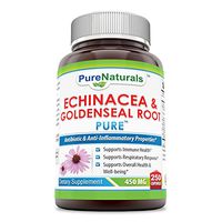 Pure Naturals Echinacea & Goldenseal Root 450 Mg Capsules- Supports Immune Health* Supports Respiratory Response* Supports Overall Health & Well-Being*