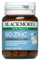 Blackmores Bio Zinc 90 Tablets. [Free for You Beauty Gift]