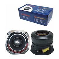 Qpower 4" Aluminum bullet horn with 1.75" super tweeter 600 Watts Pair packed