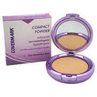 Covermark Women's # 1A Waterproof Compact Powder, Dry Sensitive Skin, 0.35 Ounce