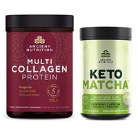Ancient Nutrition KetoMATCHA + Multi Collagen Protein Bundle