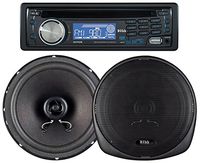 BOSS Audio Systems 647CK Package Includes 637UA Single-Din CD AM FM CD Receiver with USB Port Plus one Pair of 6.5 Inch Speakers