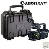 Canon XA11 Compact Full HD Camcorder Bundle with RODE Condenser Shotgun Microphone Kit & UV Filter