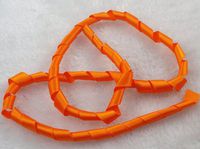 24 Strip 3/8" Ribbon Craft/Wedding/Party Fushia (Orange)