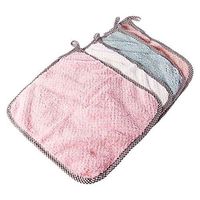 RAYNAG Set of 4 Kitchen Dishcloth, Highly Absorbent Gentle Cleaning Wash Cloth Dish Towel Wiping Rags