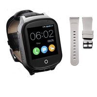 (Give Replaceable Strap) 3G GPS Watch for Kids Elderly,WiFi Phone Call, KKBear Real-time Tracking, Geo-Fence Touch Screen Camera SOS Alarm Anti-Lost GPS Tracker Suitable for Dementia Alzheimer's