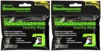 Kimtech Touchscreen Cleaning Wipes, 2 Pack's of 10 (Total of 20 Wipes), 3.1 x 3.9 Inch