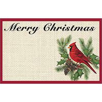 Merry Christmas Cardinal Enclosure Cards/Gift Tags - 3 1/2 x 2 1/4in. (100)