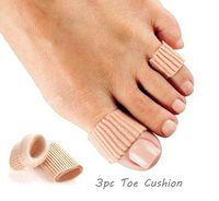 Pack of 3 Toe Protector Gel Cushion Comfort Stretchable Elastic Soft Callus & Corn Wrap