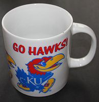 KU Jayhawks 20 oz. Ceramic Cup