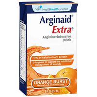 Arginaid Extra Arginine-Intensive Drink, Orange Burst, 8 Ounce Box, (Pack of 27)
