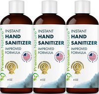 Instant Hand Sanitize Gel - 3 Pack Value Size Advanced Natural Hand Sanitize Cleaner Portable Aloe Vera Moisturizer Packaging May Vary